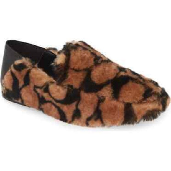 Coach Holly Signature Shearling Loafers Slippers - Picture 1 of 3